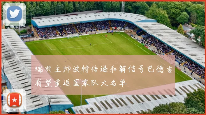 瑞典主帅波特传递和解信号巴德吉有望重返国家队大名单